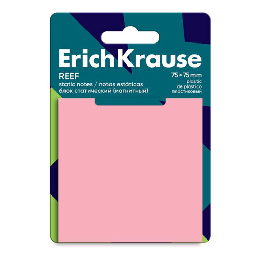 Picture of EK STICKY NOTES REEF PINK 75X75MM